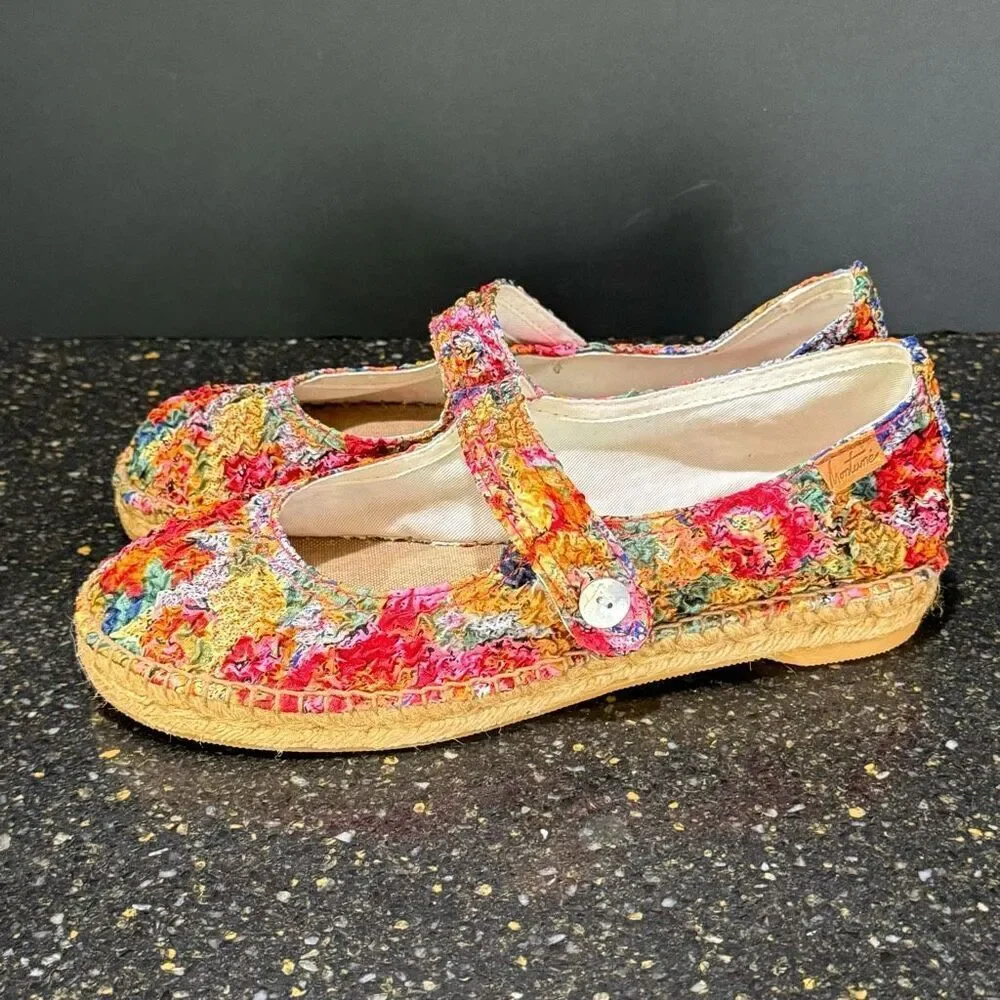 Montane 1902 Espadrilles. Multicolor textured. Size 41/US 11